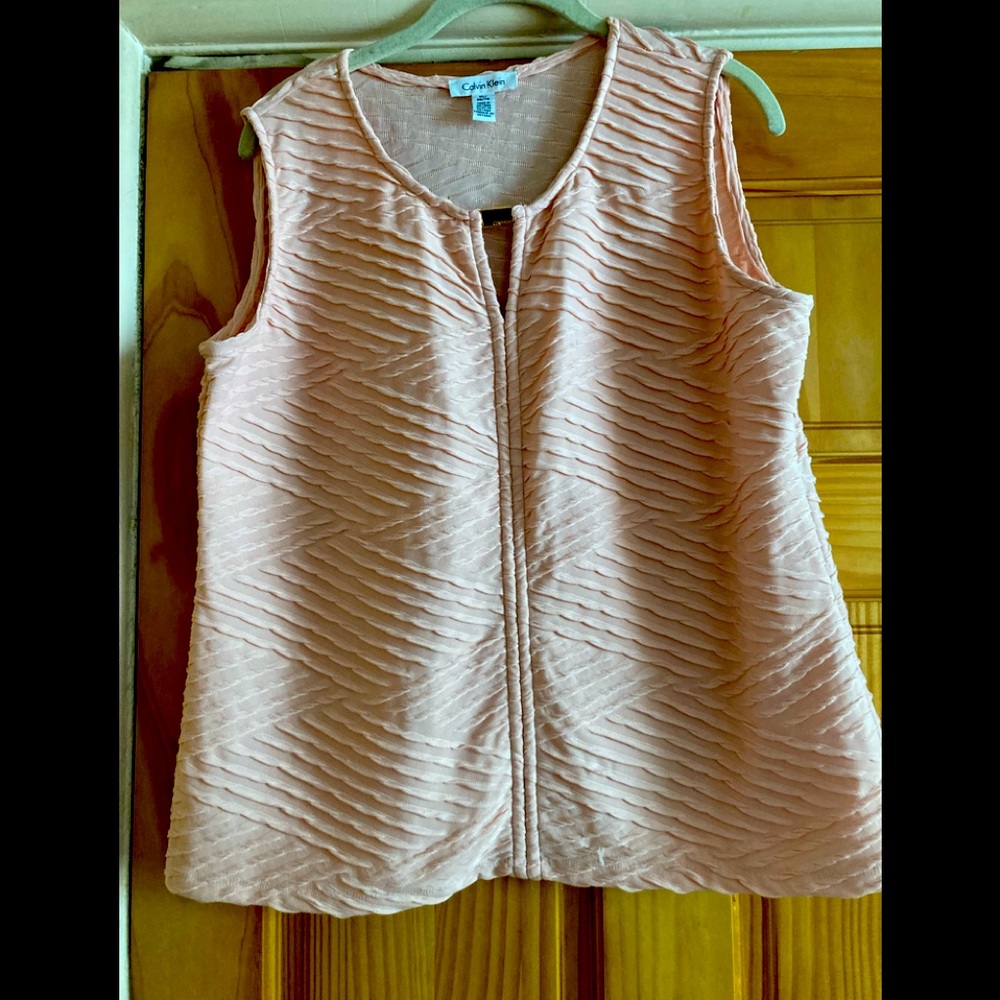 Calvin Klein peach tank top